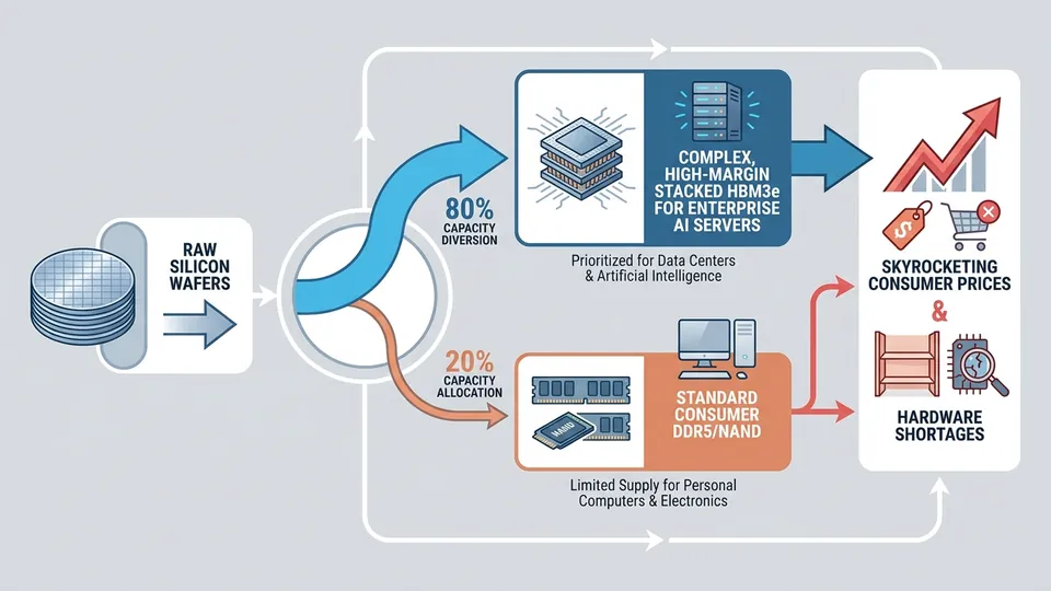 Infographic: The AI Tax: How RAMageddon Exposed the Soldered Memory Scam