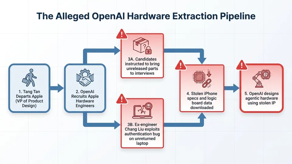 Infographic: Apple vs OpenAI: The Brutal War for Hardware Dominance