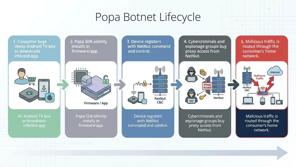 Infographic: FBI Seizes NetNut Proxy Platform and Popa Botnet