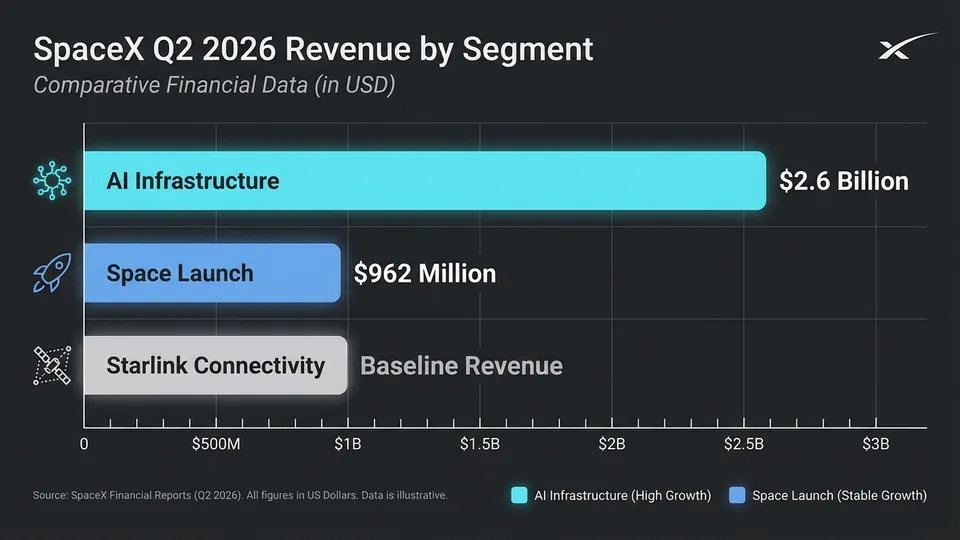 Infographic: SpaceX Q2 2026 Earnings: The AI Pivot Is Real
